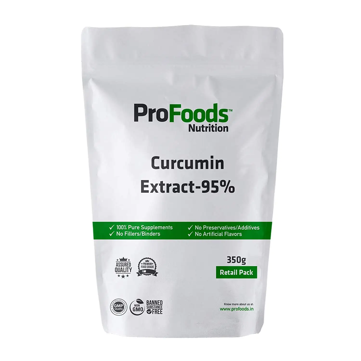 ProFoods Curcumin Extract 95% Powder,  350 g