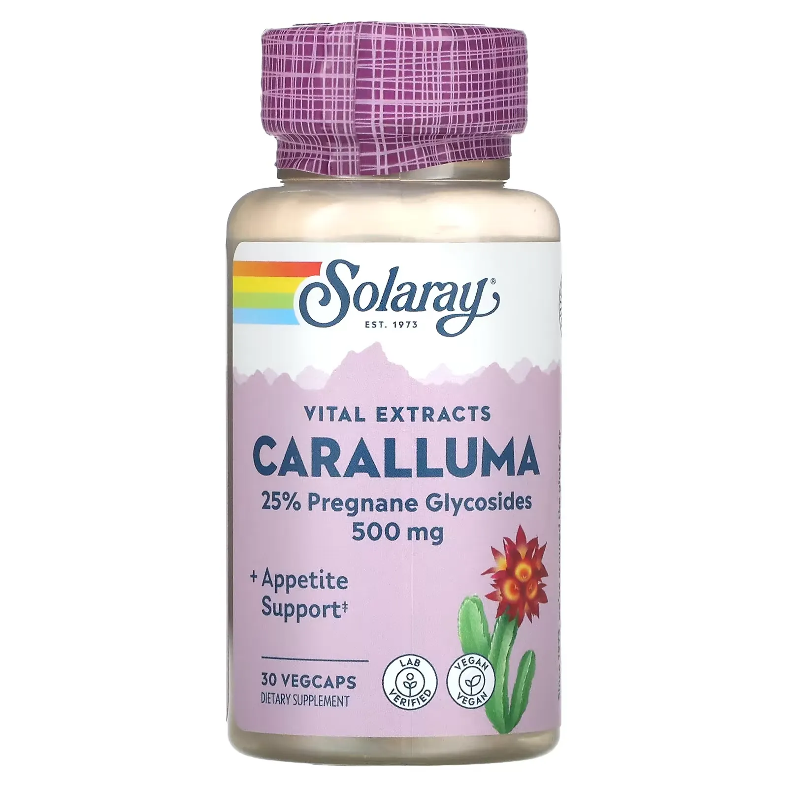 Caralluma, Vital Extracts, 500 mg, 30 VegCaps