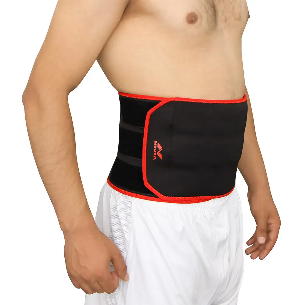 Nivia Orthopedic Waist Support Adjustable (RB-09),  Black  Large