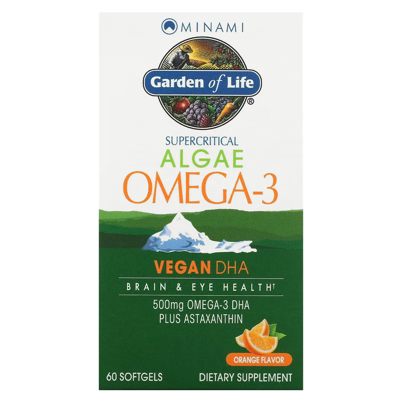 Algae Omega-3, Orange , 60 Softgels