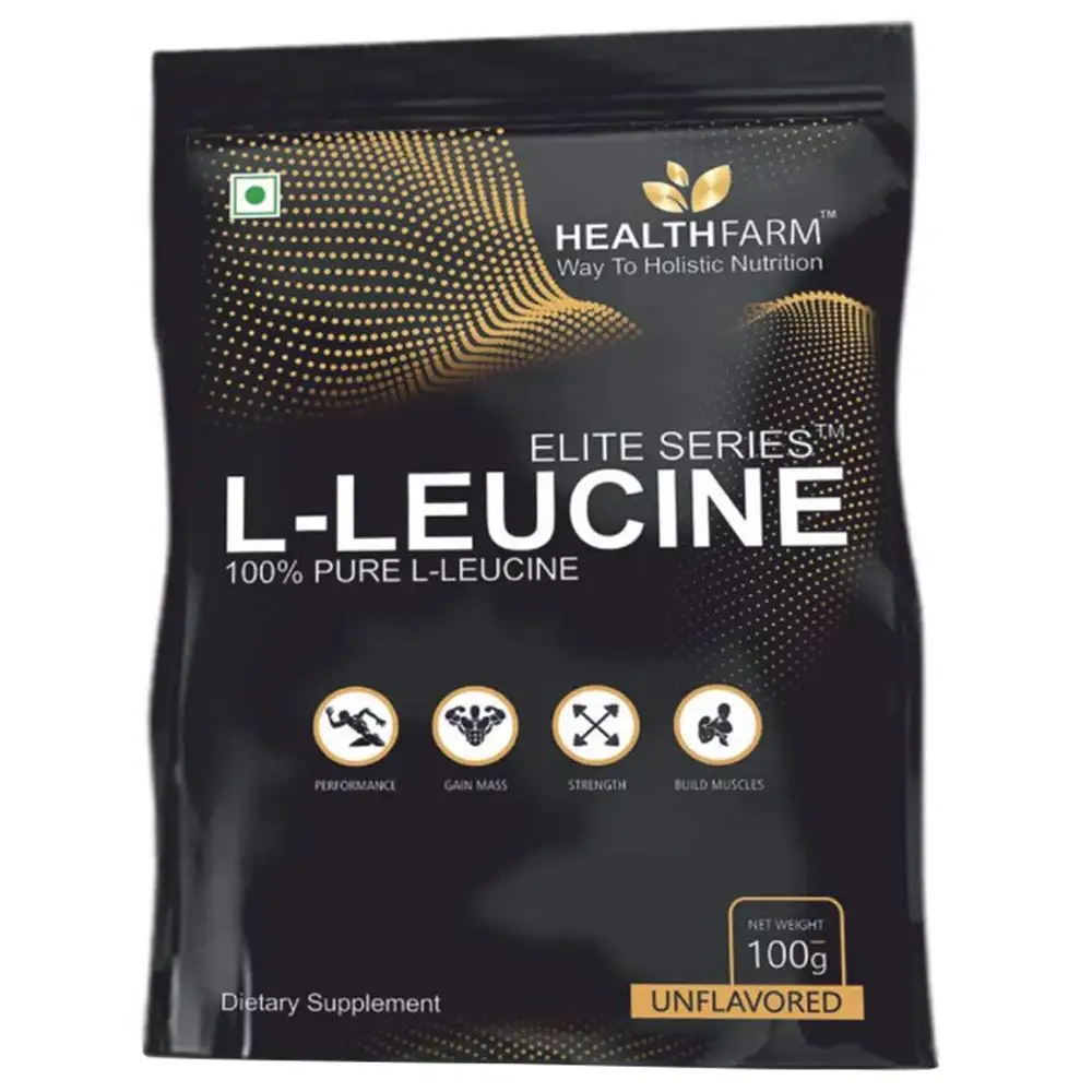 Healthfarm Elite Series 100% Pure L Leucine,  0.22 lb  Unflavoured