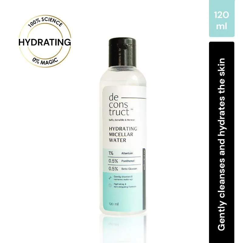 Deconstruct Micellar Water - 1% Allantoin + 0.5% Panthenol + 0.5% Beta Glucan