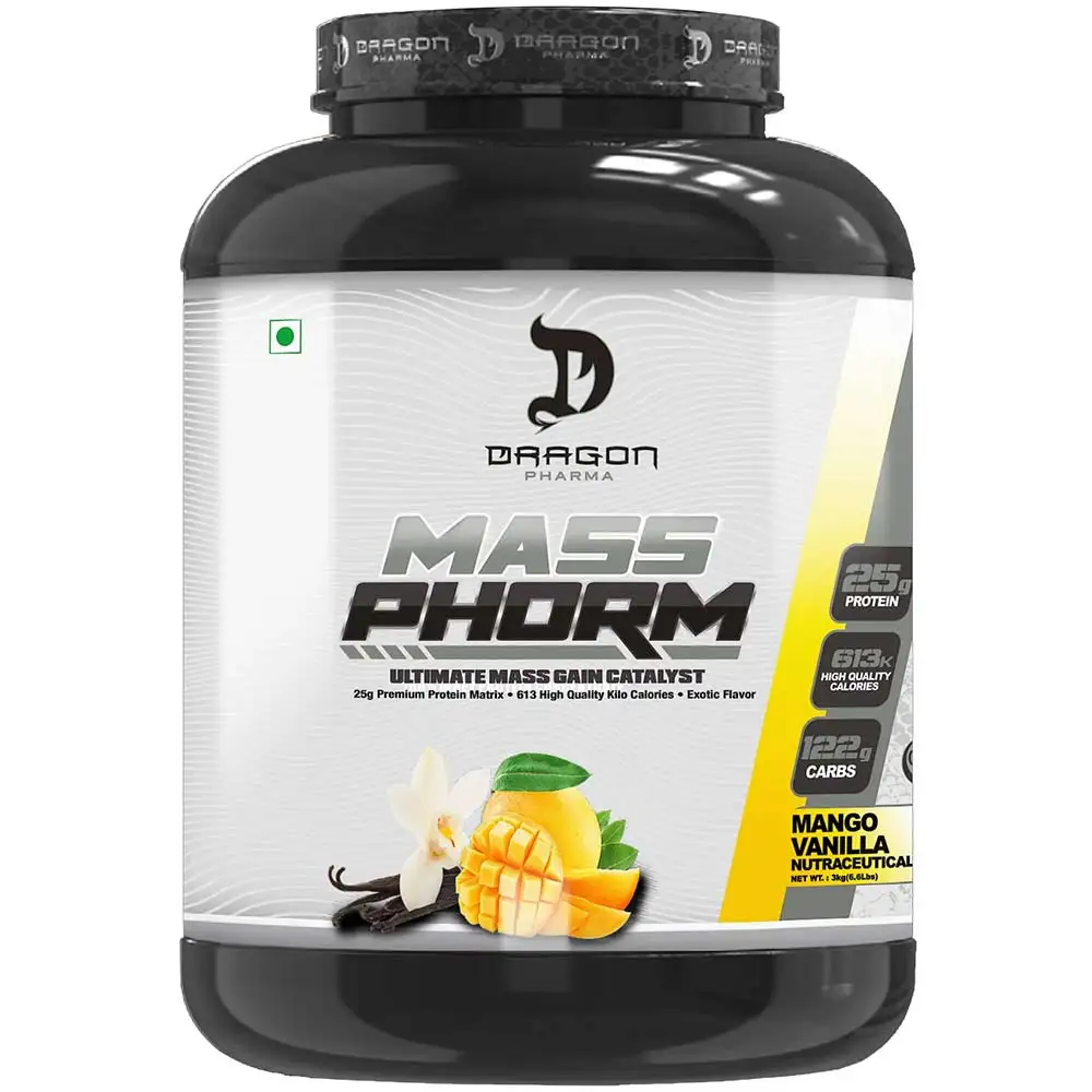 Dragon Pharma Mass Phorm,  6.6 lb  Mango Vanilla