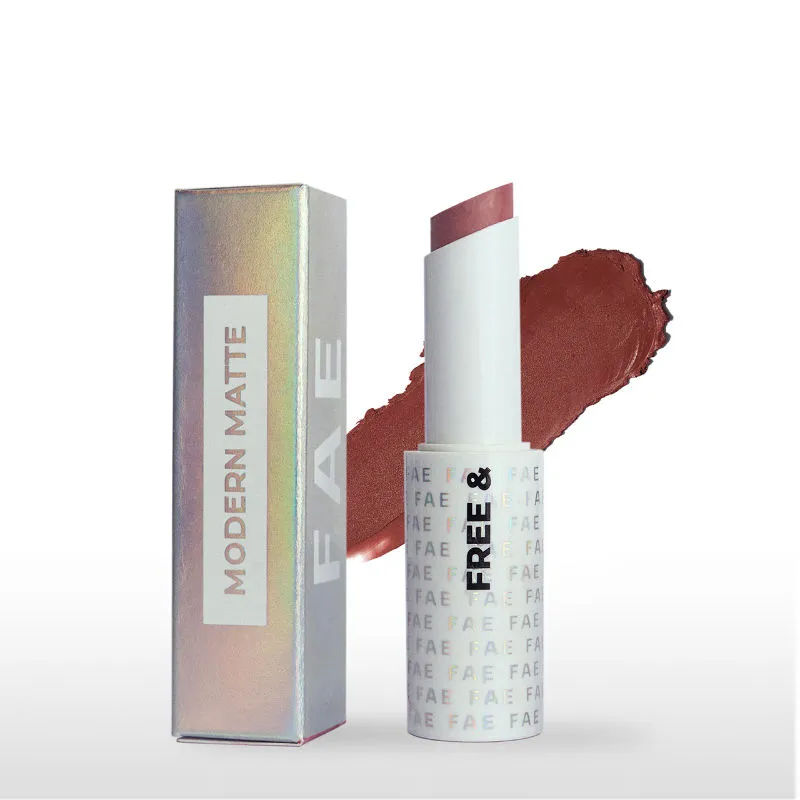 FAE Beauty Modern Matte Lipstick - Shade Awkward (Rose brown)