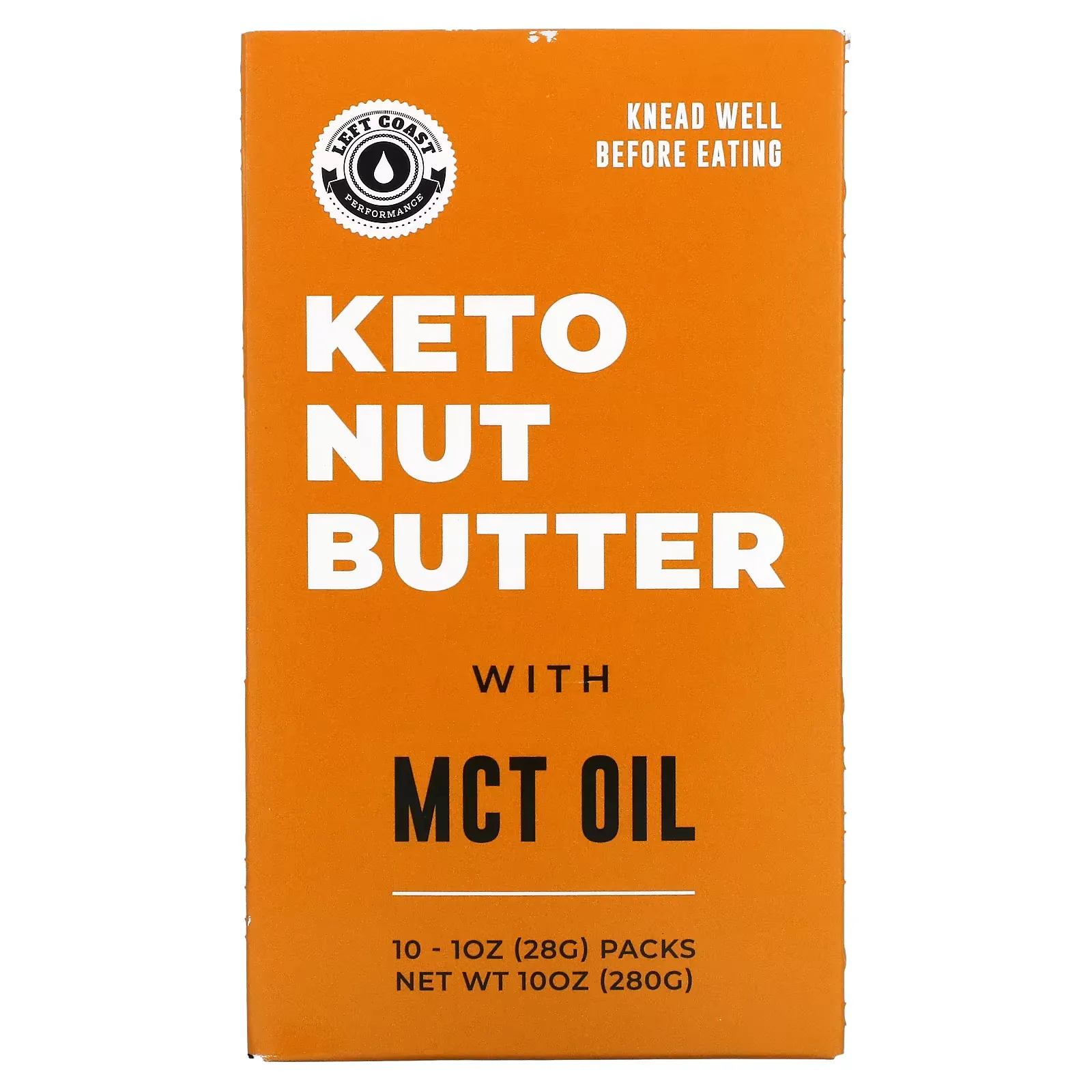 Keto Nut Butter With MCT Oil, 10 Packets, 10 oz (28 g) Each