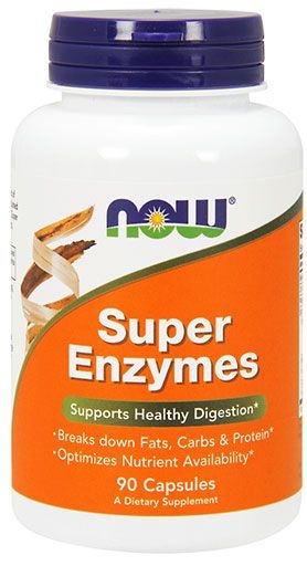 NOW Super Enzymes, 90 Caps