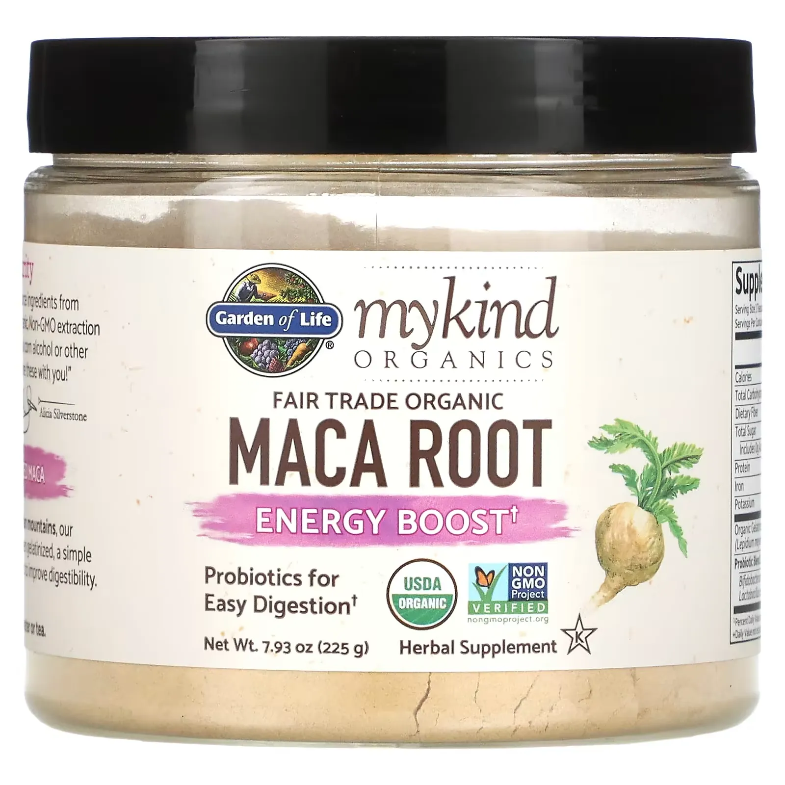 MyKind Organics, Fair Trade Organic Maca Root, Energy Boost, 7.93 oz (225 g)