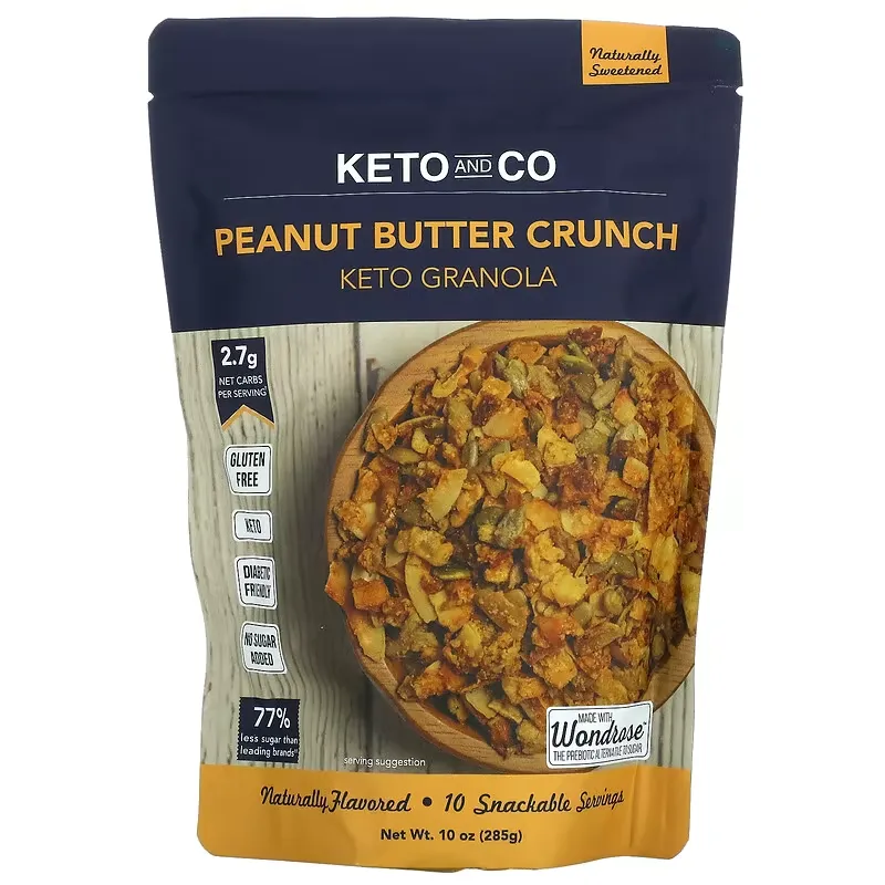 Keto Granola, Peanut Butter Crunch, 10 oz (285 g)