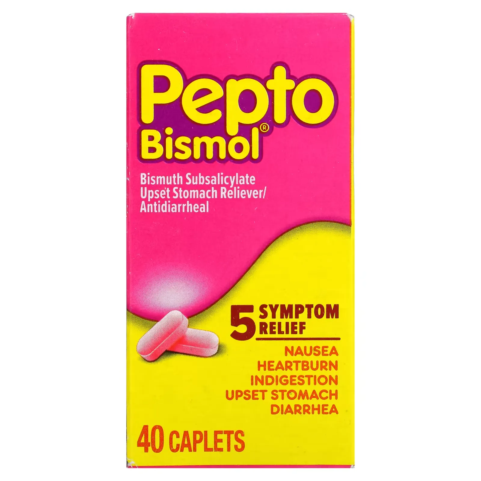 Pepto Bismol, 40 Caplets