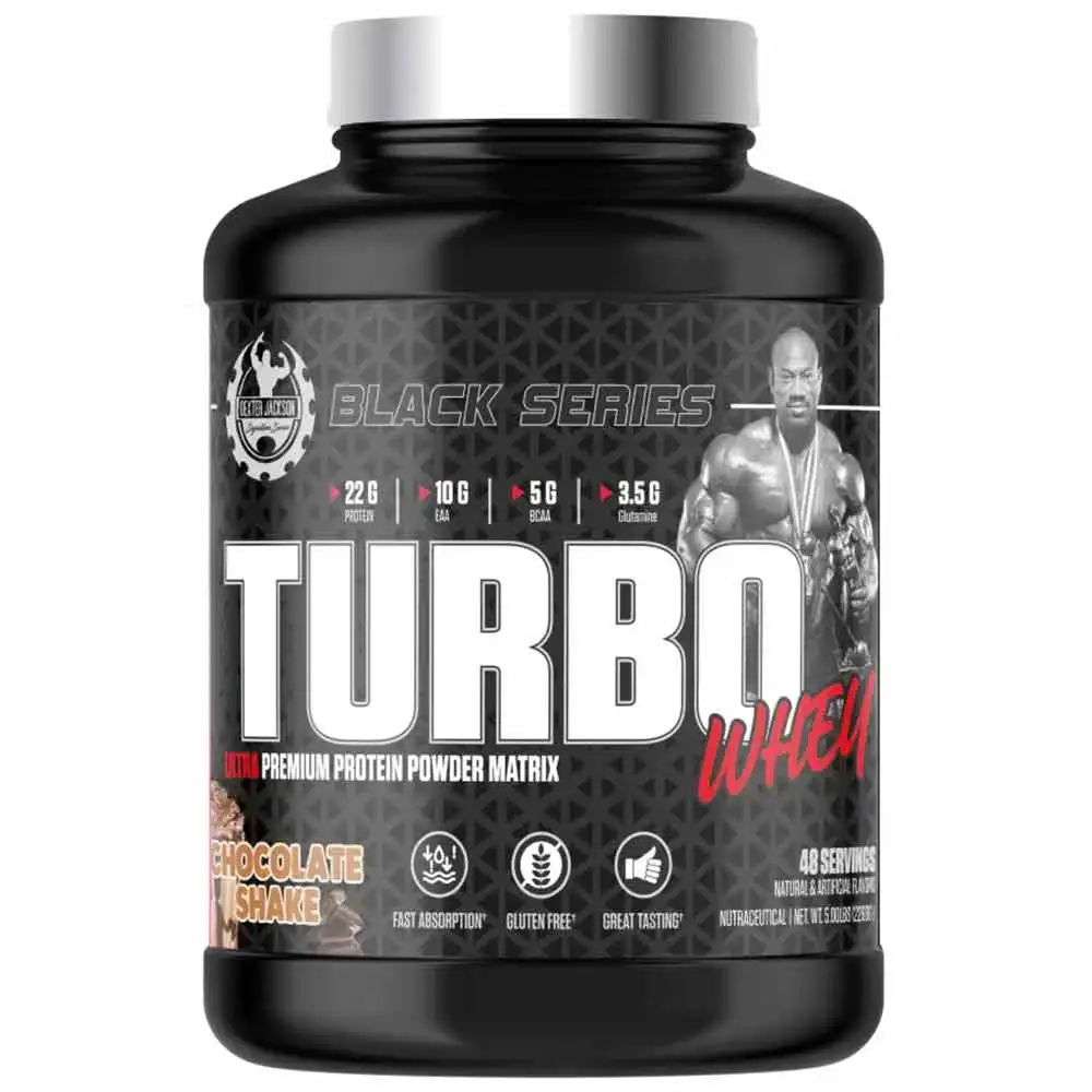 Dexter Jackson Black Series Turbo Whey,  5 lb  Chocolate Shake