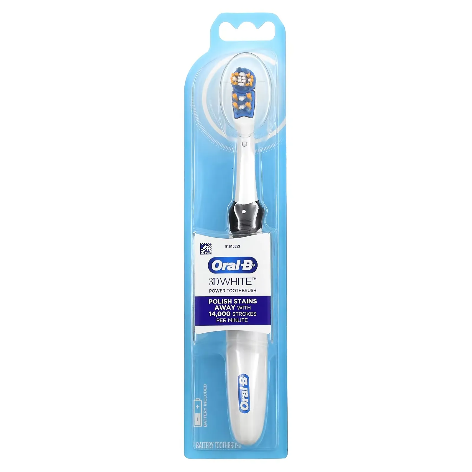 3D White, Battery Power Toothbrush, 1 Toothbrush