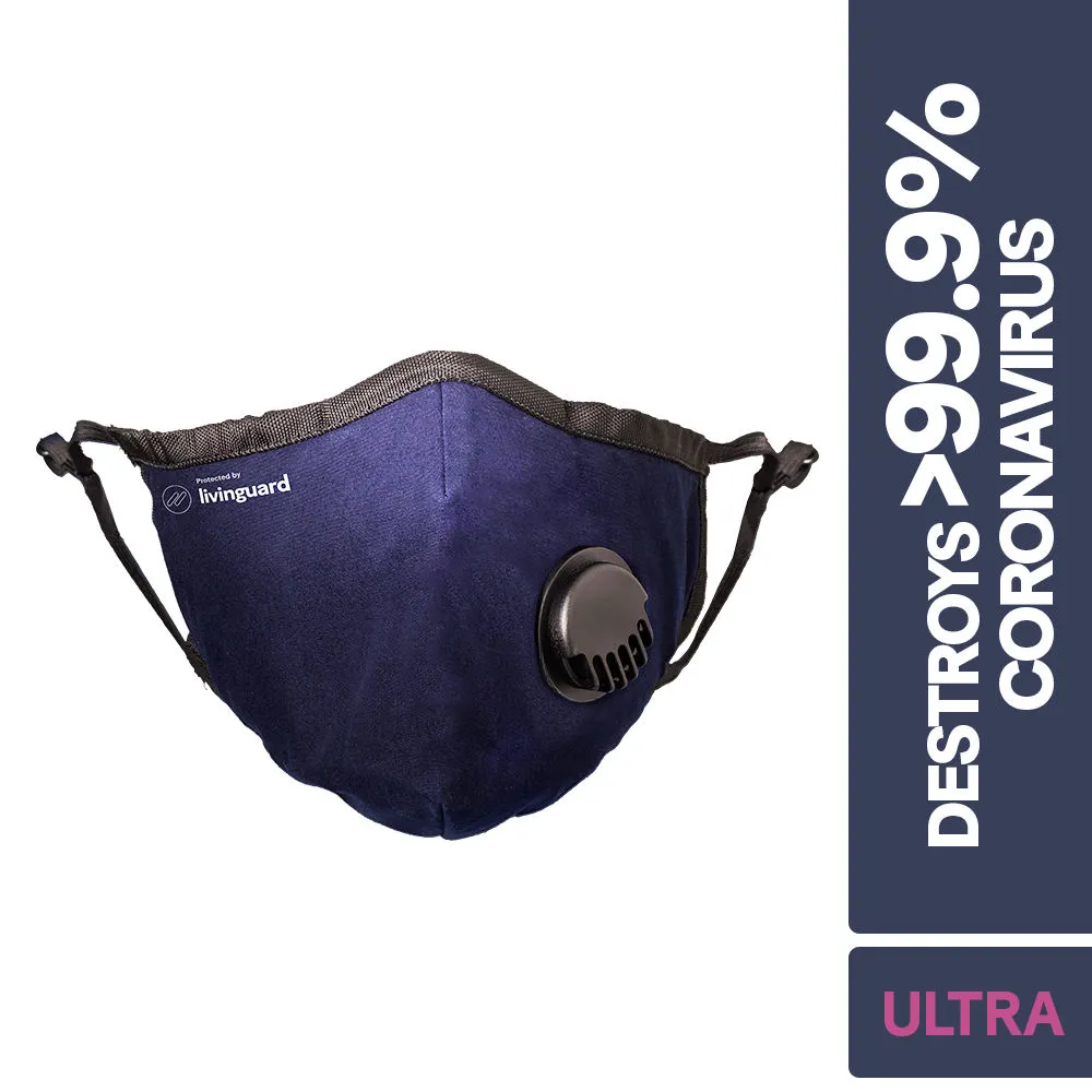 Livinguard Face Mask Ultra (L) - Bombay Blue