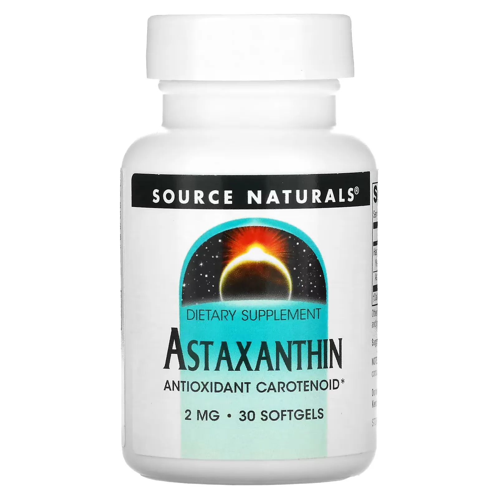 Astaxanthin, 2 mg, 30 Softgels