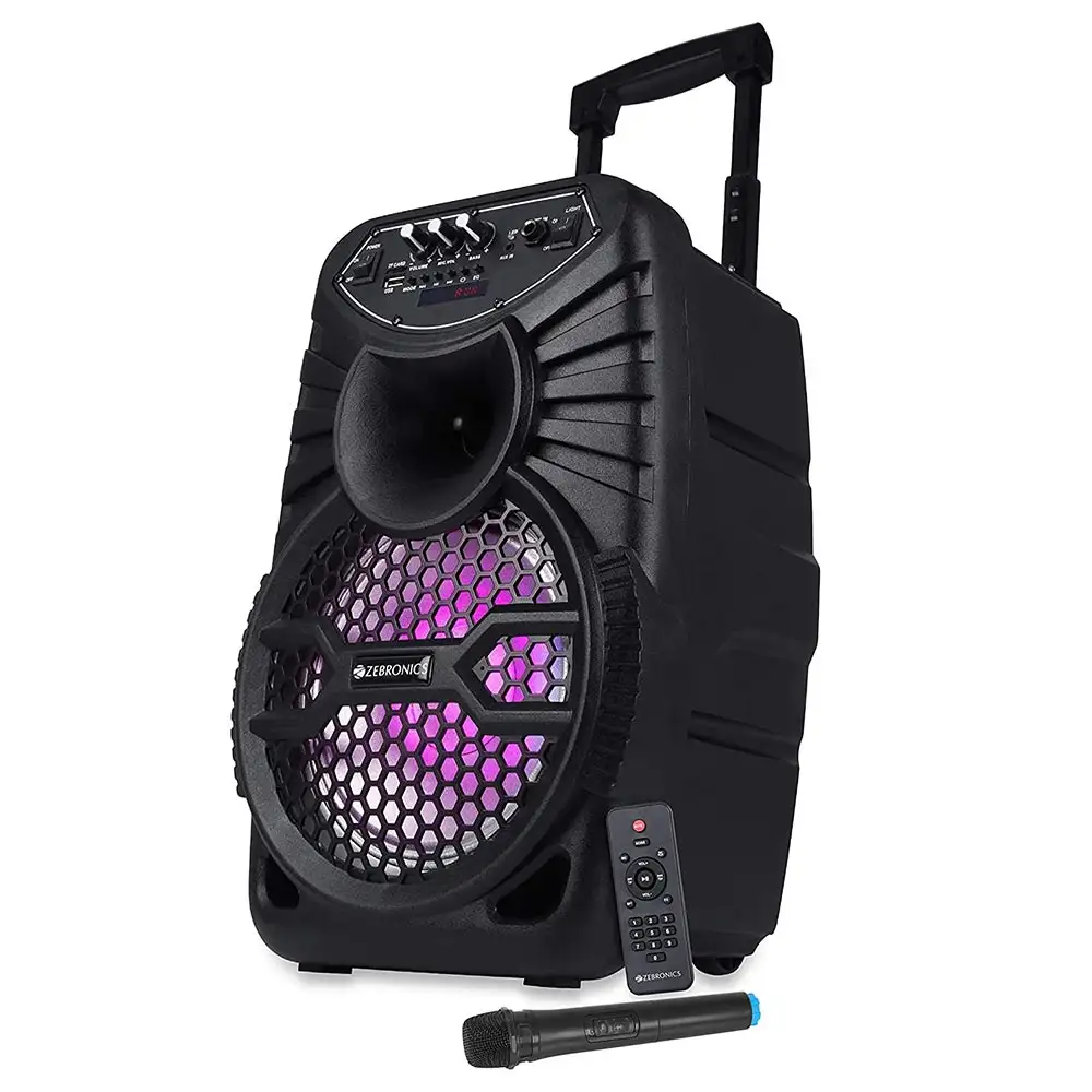 Zebronics Zeb-100 Moving Monster X8L Trolley Speaker,  Black