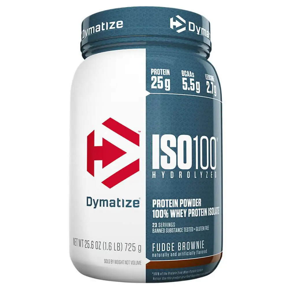 Dymatize Iso-100 Protein,  1.6 lb  Fudge Brownie