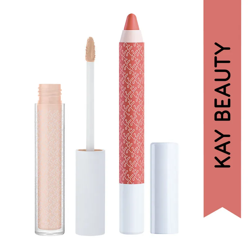 Kay Beauty Color Correct & Conceal with Color Correcting Stick & HD Liquid Concealer