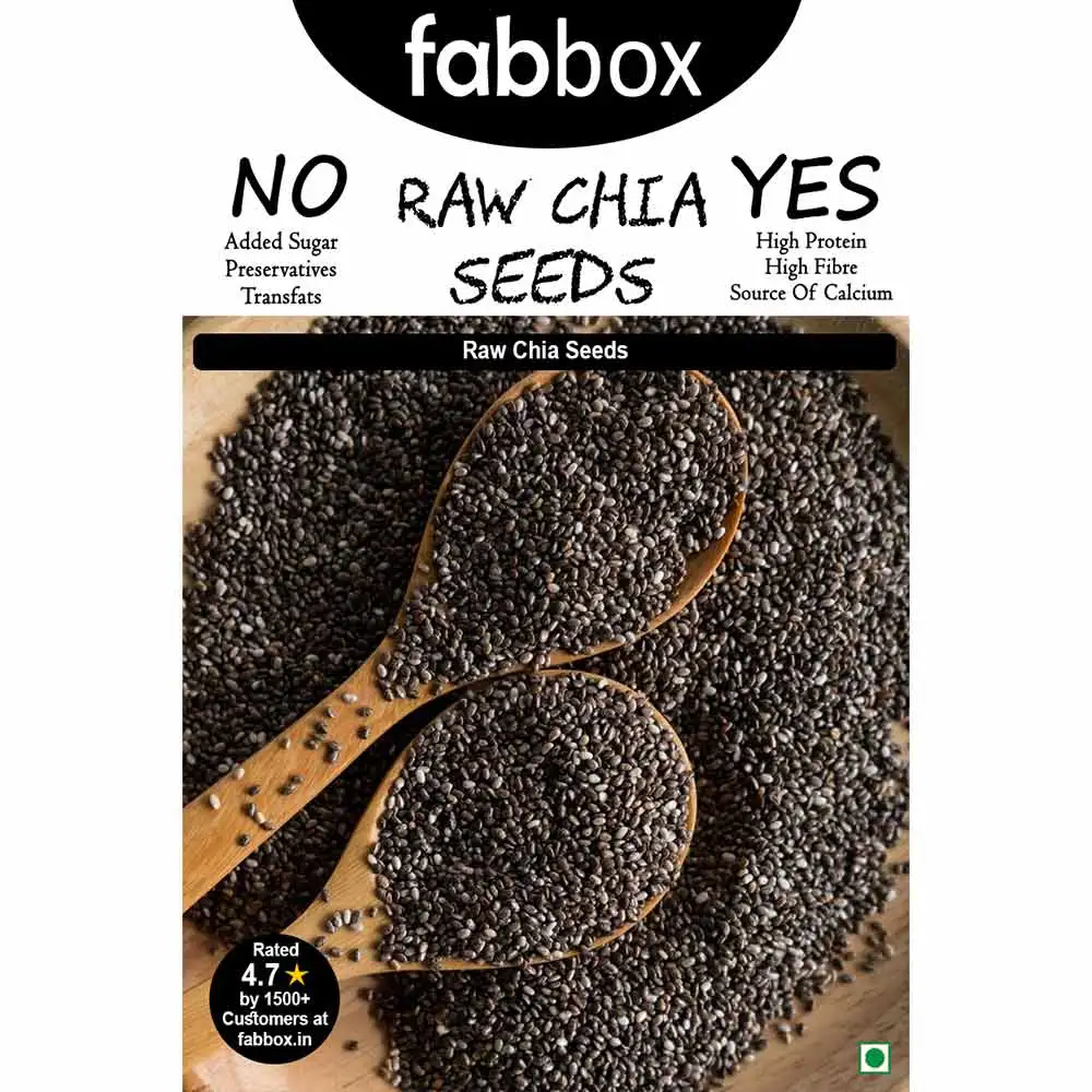 Fabbox Raw Chia Seeds,  350 g  Unflavoured