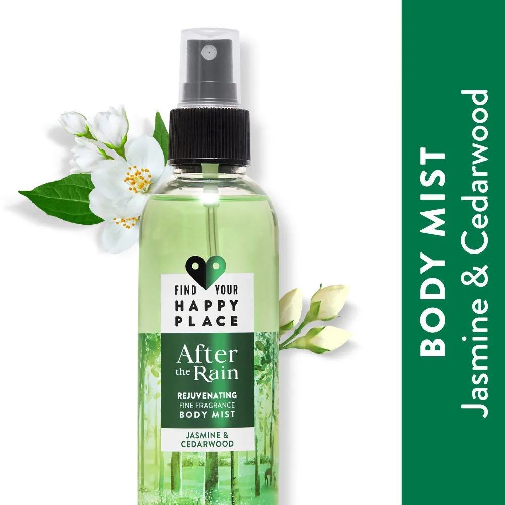 Find Your Happy Place - After The Rain Body Mist Jasmine & Cedarwood With Vitamin E