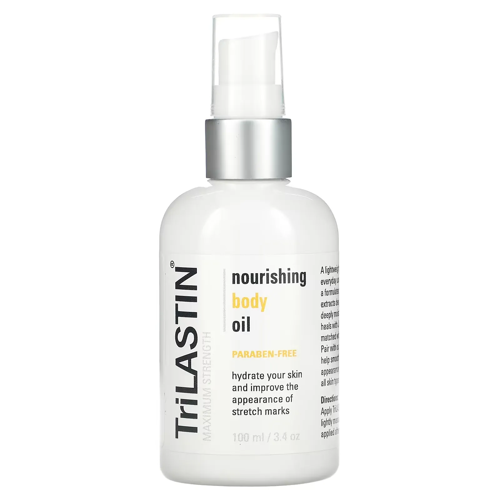 Nourishing Body Oil, Maximum Strength, 3.4 oz (100 ml)