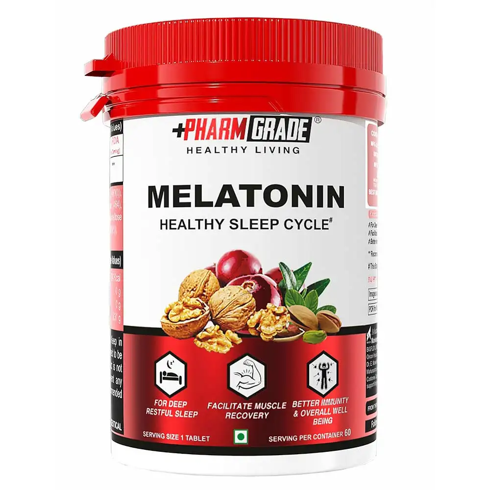 Pharmgrade Healthy Living Melatonin,  60 tablet(s)  Unflavoured