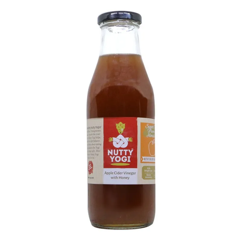 Nutty Yogi Natural Apple Cider Vinegar With Honey With Mother