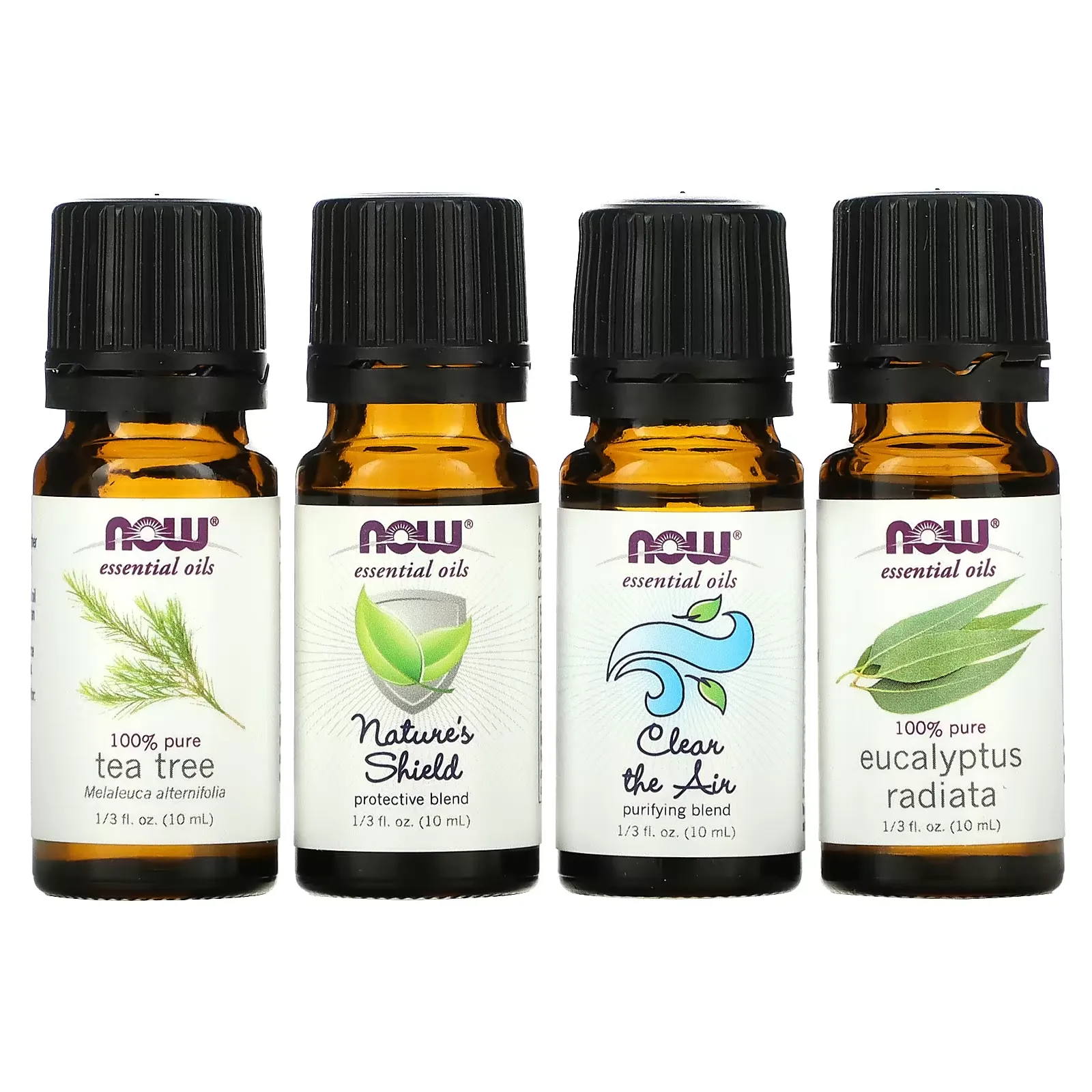 Seasonal Changes, Balancing Essential Oils Kit, 4 Bottles, 1/3 fl oz. (10 ml) Each