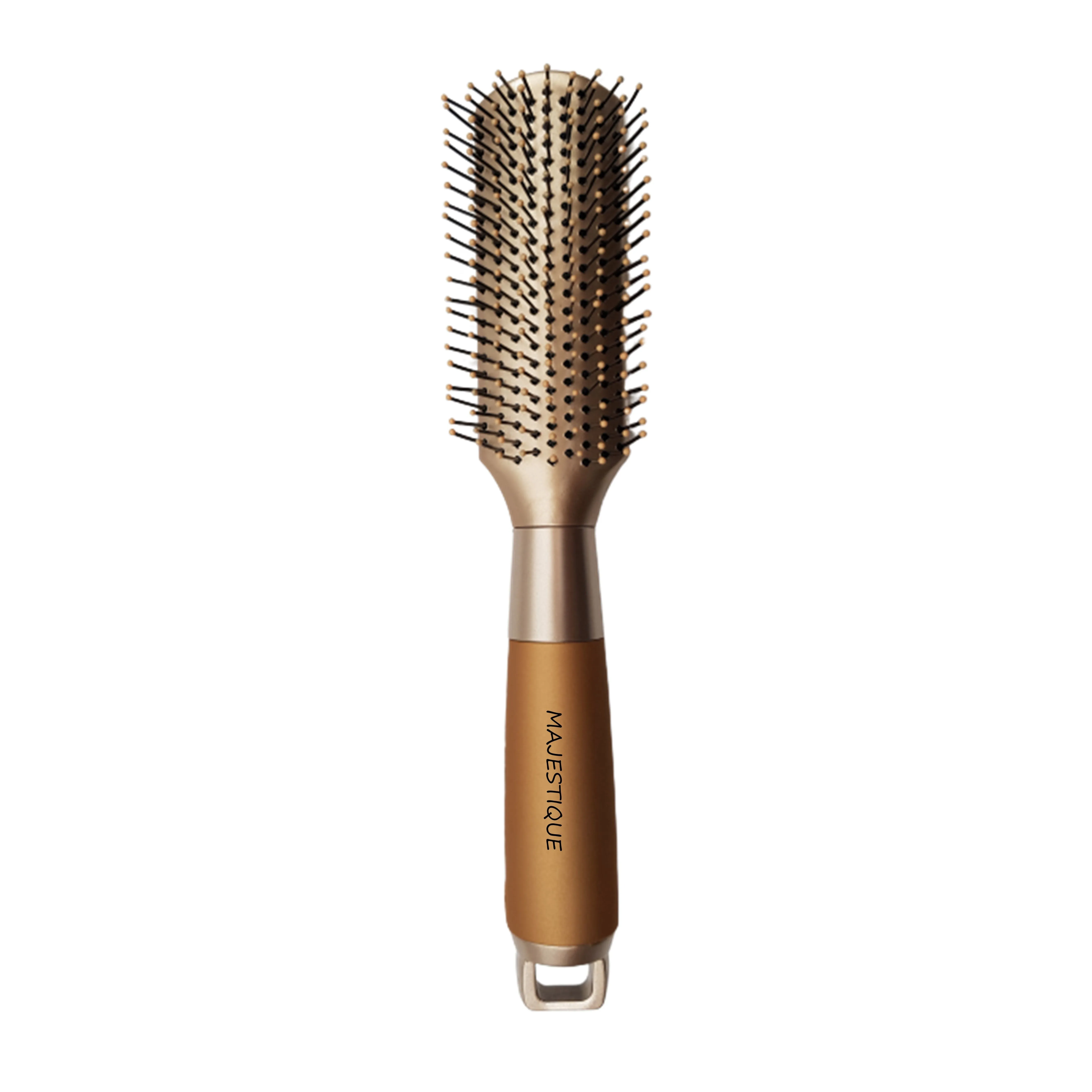 Majestique Golden Hair Styler Brush Essential Ladies Hairbrush