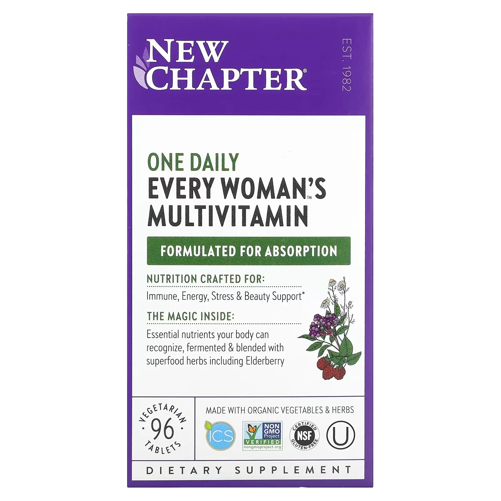 Every Woman's One Daily Multivitamin, 96 Vegetarian Tablets