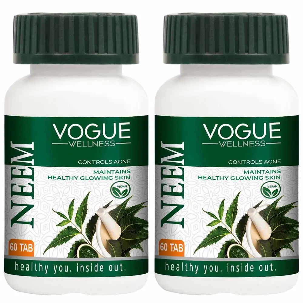 Vogue Wellness Neem - Pack of 2,  60 tablet(s)