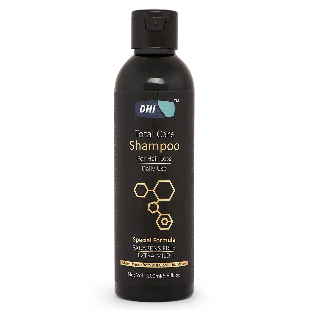 DHI Total Care Shampoo,  200 ml  for Hair Loss (Daily Use)