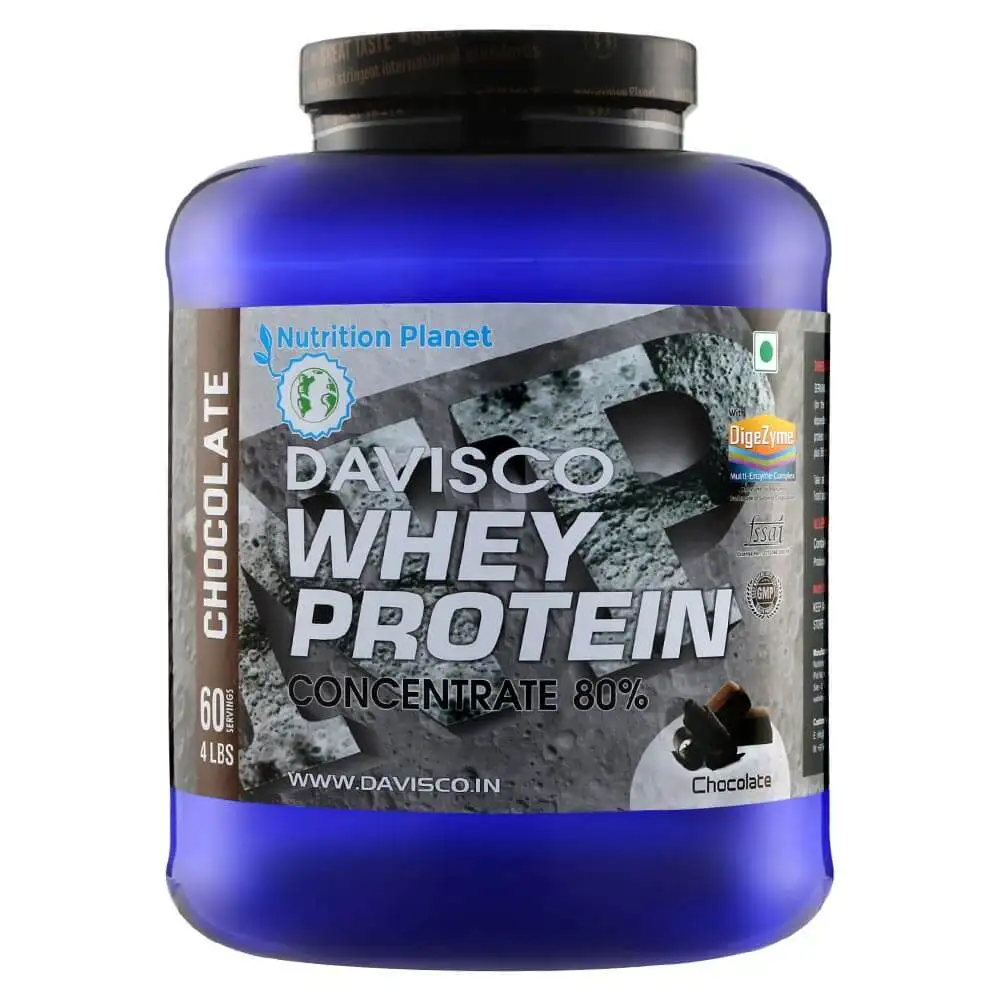 Nutrition Planet Davisco Whey Protein with Added DigeZyme,  4 lb  Chocolate