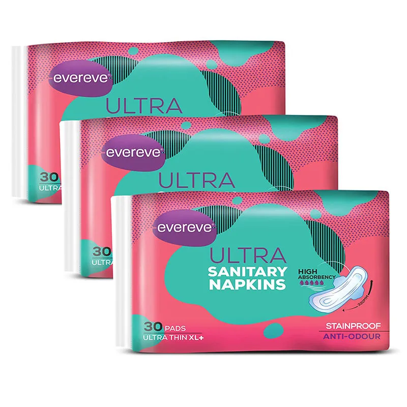 EverEve Ultra Sanitary Napkin-xxl 320mm - Pack Of 3