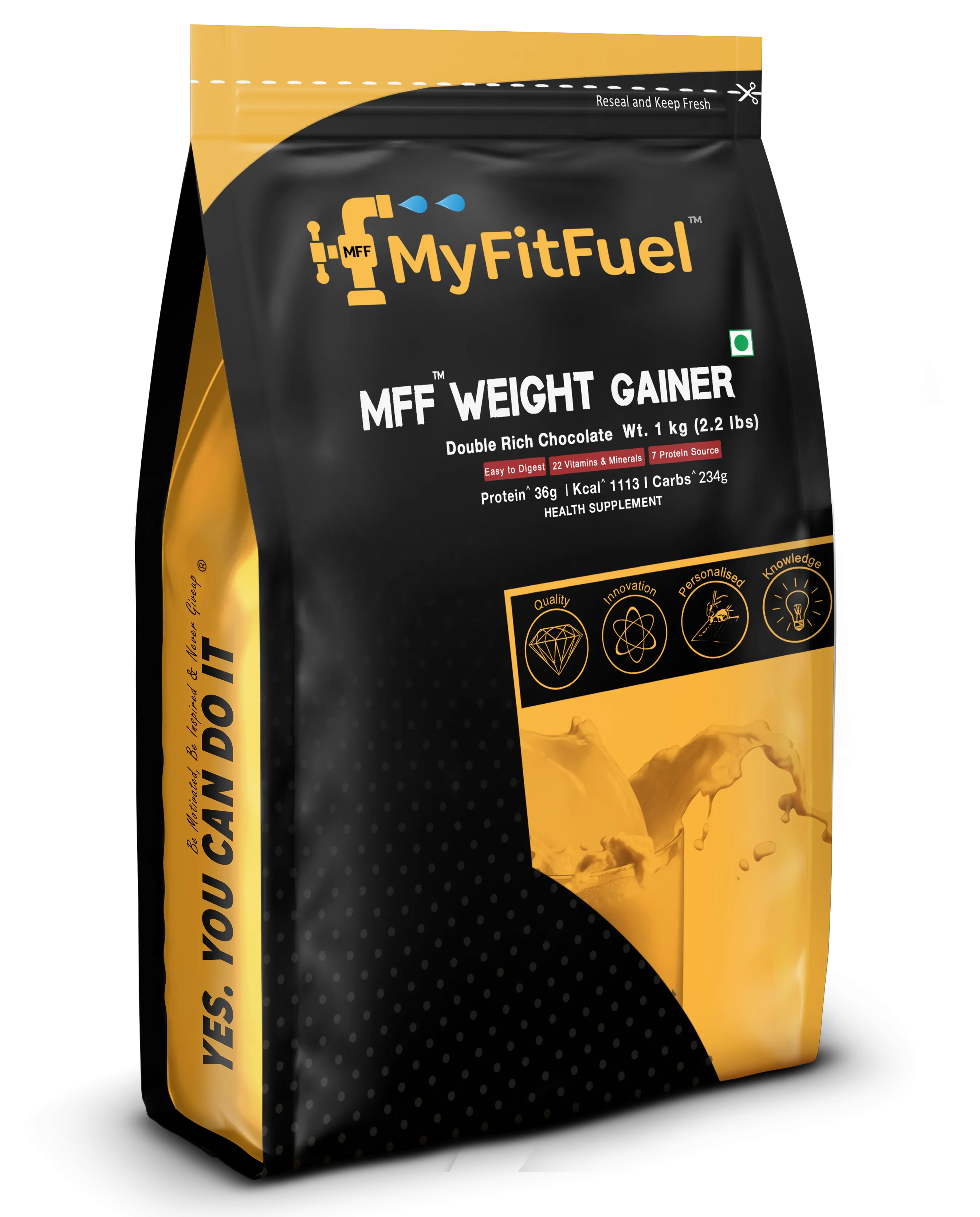 MyFitFuel MFF Weight Gainer, Double Rich Chocolate