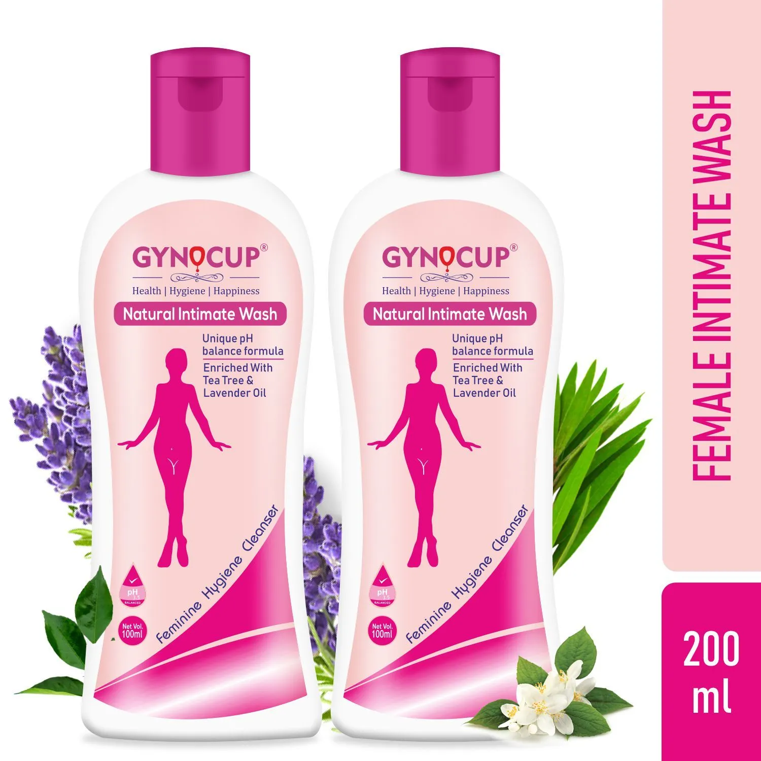 Gynocup Intimate Wash For Women (Pack Of 2)