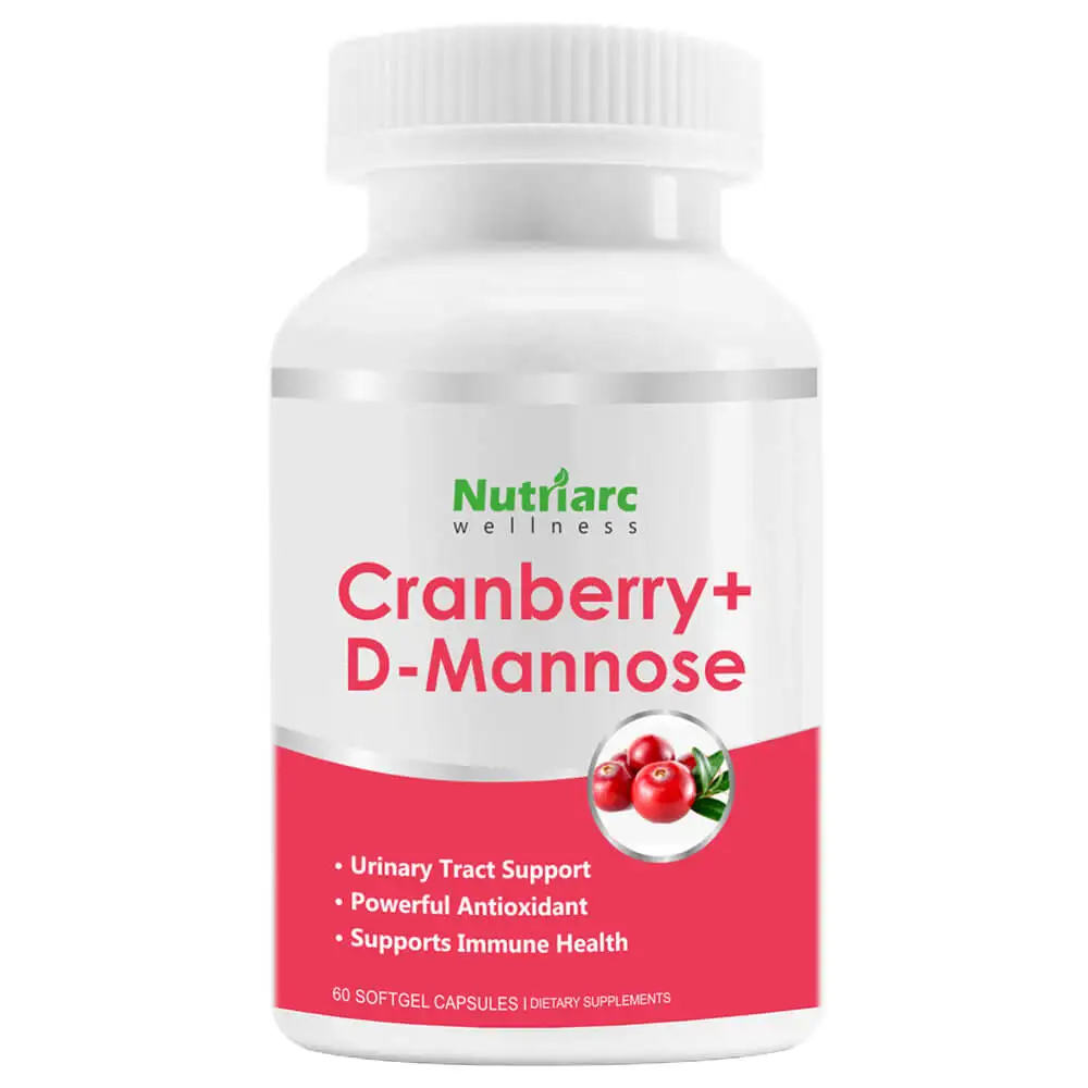 Nutriarc Wellness Cranberry + D Mannose,  60 softgels