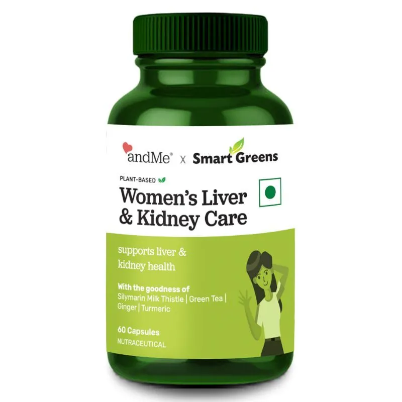 andMe Smart Green Plant Based Liver And Kidney Capsules