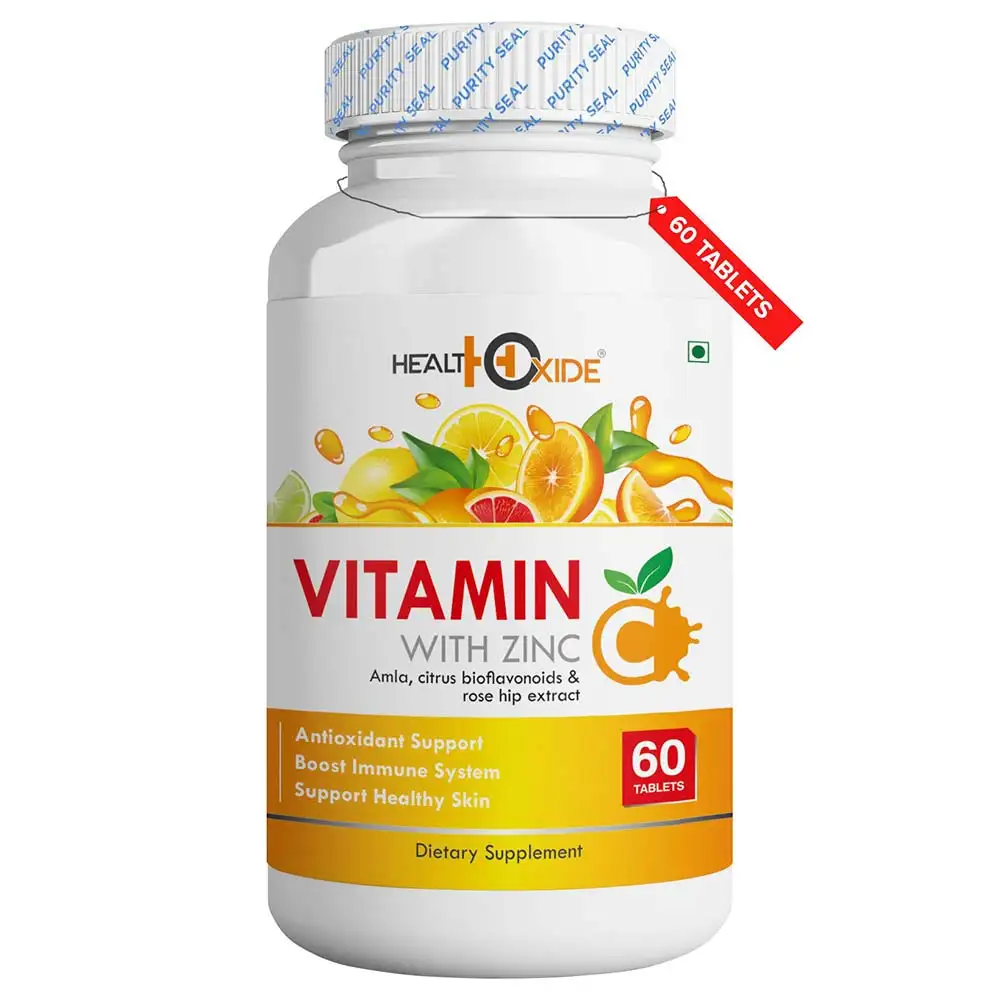 Health Oxide Vitamin C with Zinc,  60 tablet(s)  Unflavoured