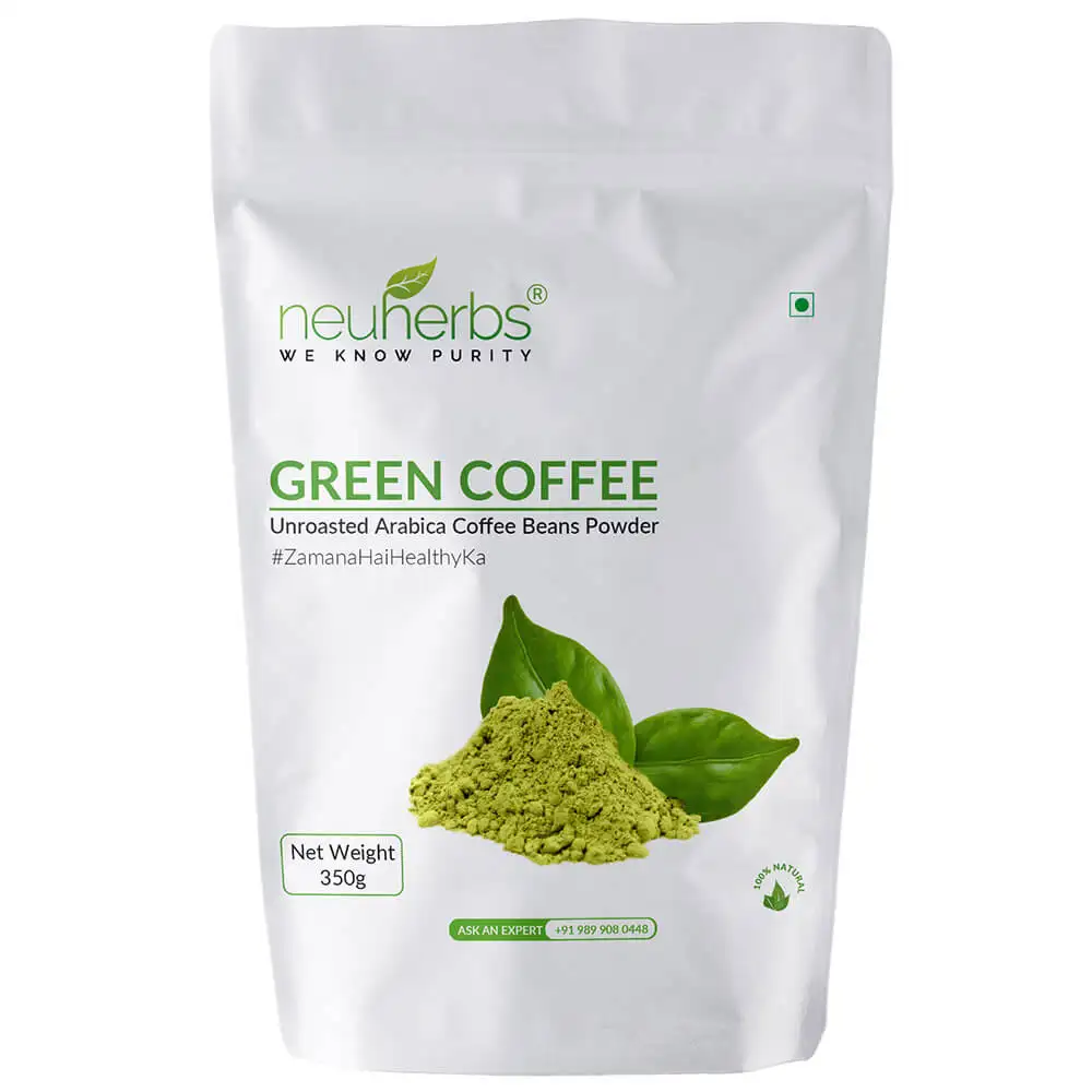 Neuherbs Organic Green Coffee Beans Powder for Weight Loss,  0.350 kg