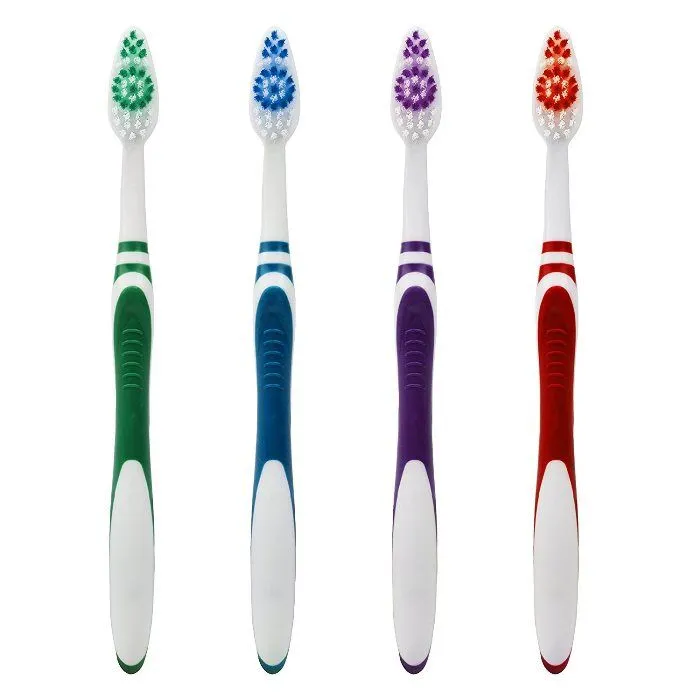 Aquawhite Super Clean Toothbrush - Medium Bristles (Pack of 4)