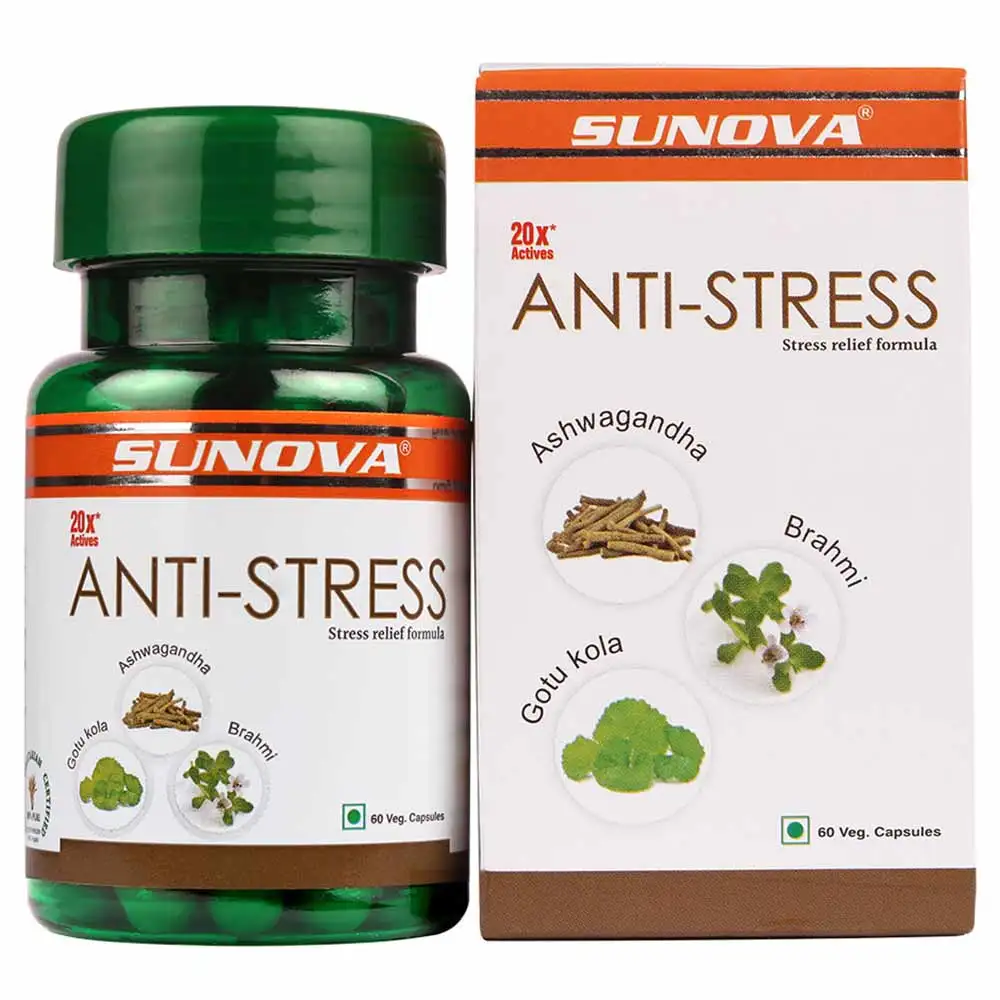 Sunaova Anti-Stress,  60 veggie capsule(s)