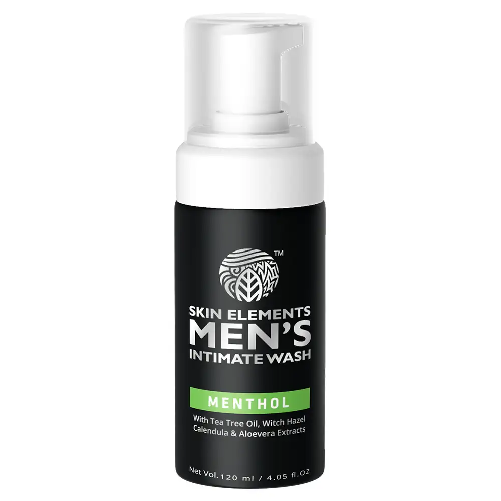 Skin Elements Men's Intimate Wash,  Tea Tree Oil (Menthol)  120 ml