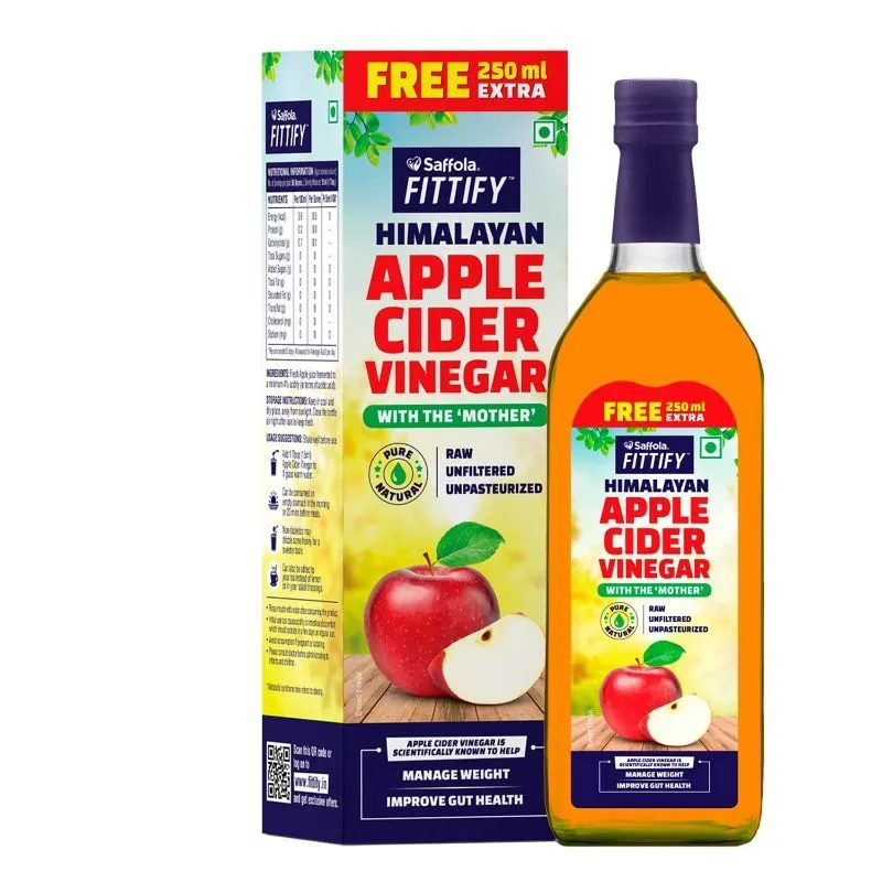 Saffola FITTIFY Apple Cider Vinegar With The Mother