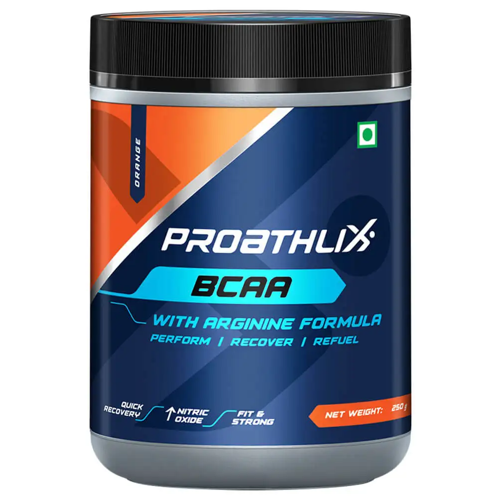 Proathlix BCAA with Arginine Formula,  0.55 lb  33 Servings  Orange