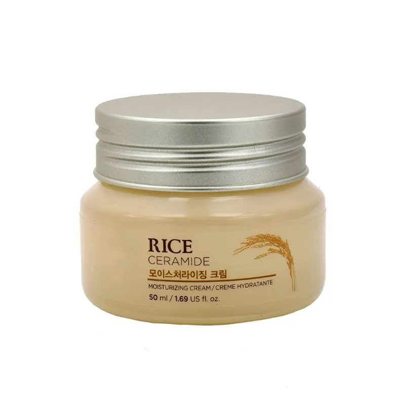 The Face Shop Rice & Ceramide Moisturizing Cream With Polyglutamic Acid