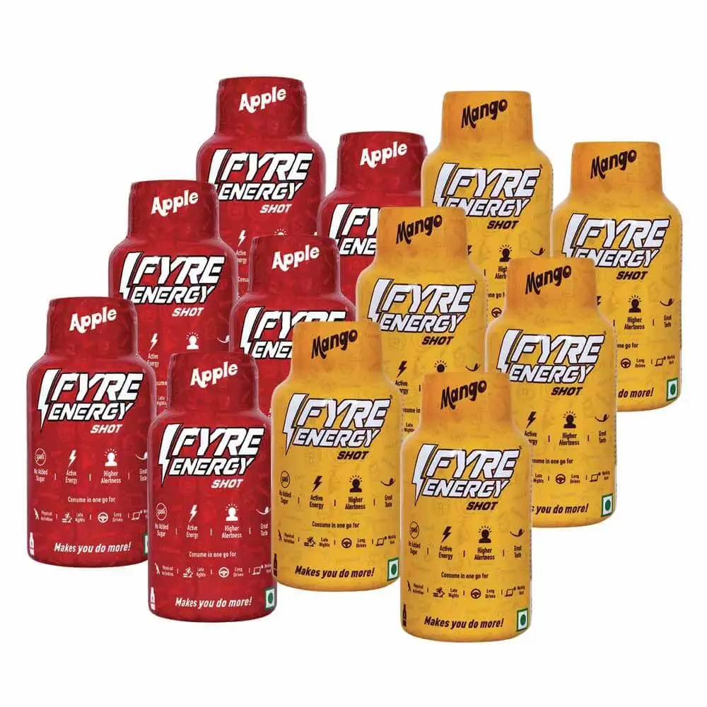 Fyre Energy Shot,  12 Piece(s)/Pack  Assorted