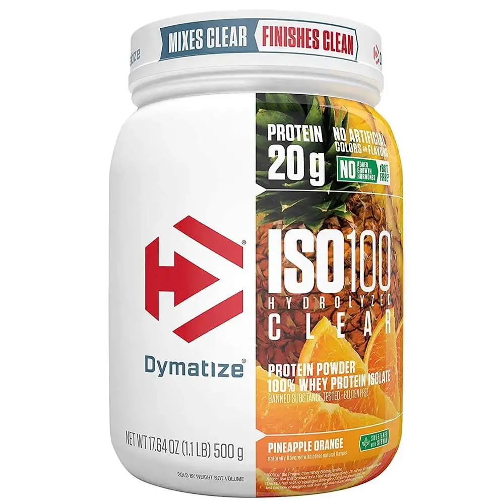 Dymatize ISO 100 Hydrolized Clear,  1.1 lb  Pineapple Orange