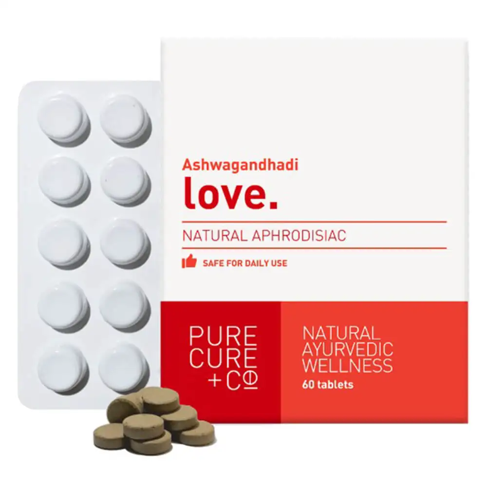 Pure Cure + Co Ashwagandhadi Love,  60 tablet(s)