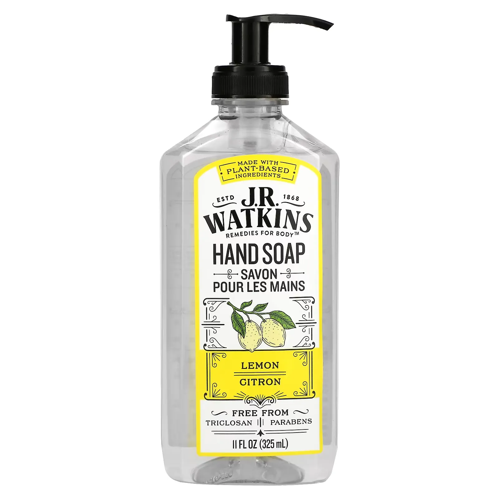 Hand Soap, Lemon, 11 fl oz (325 ml)