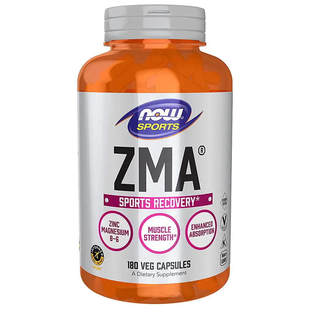 Now ZMA,  180 capsules  Unflavoured