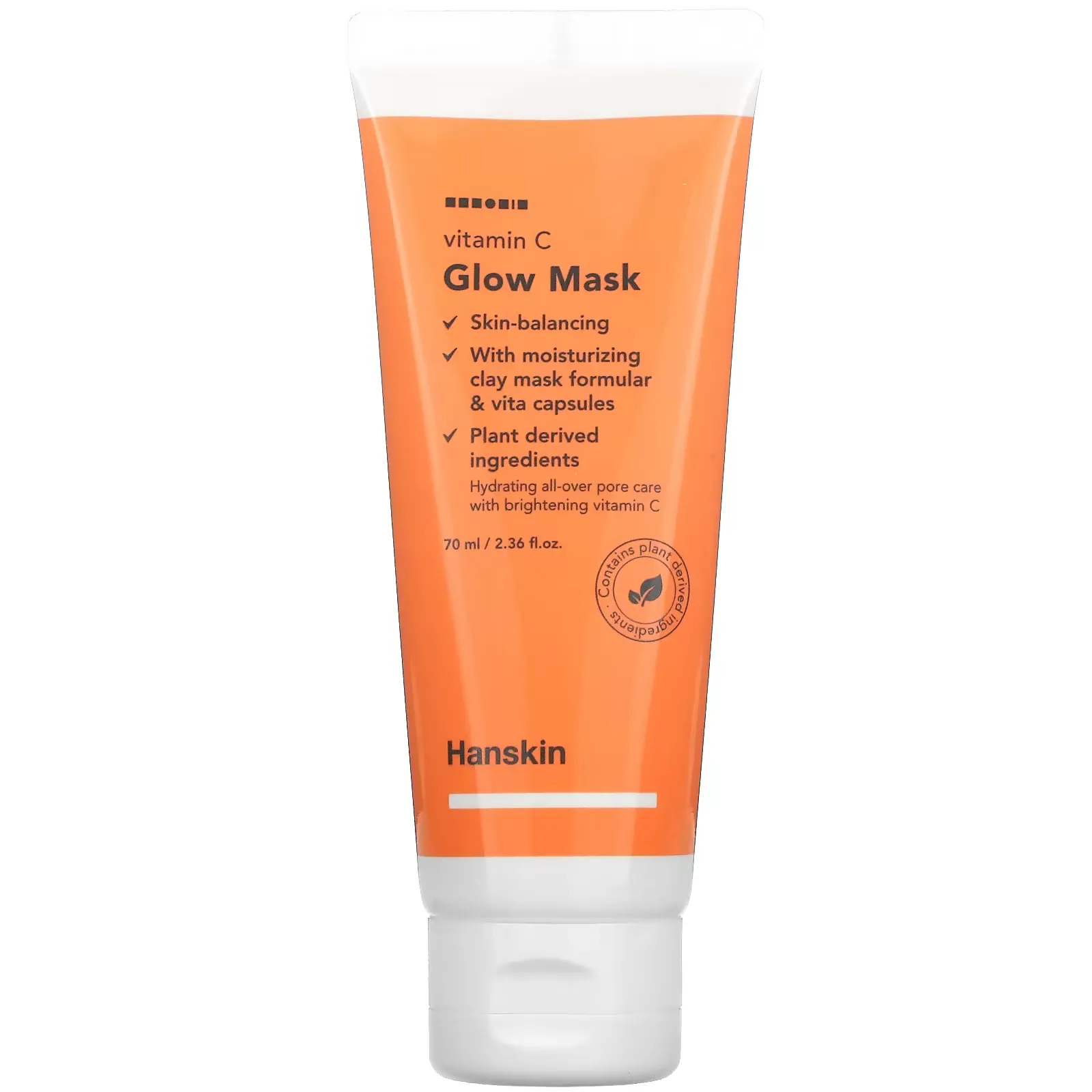 Vitamin C, Glow Beauty Mask, 2.36 fl oz (70 ml)